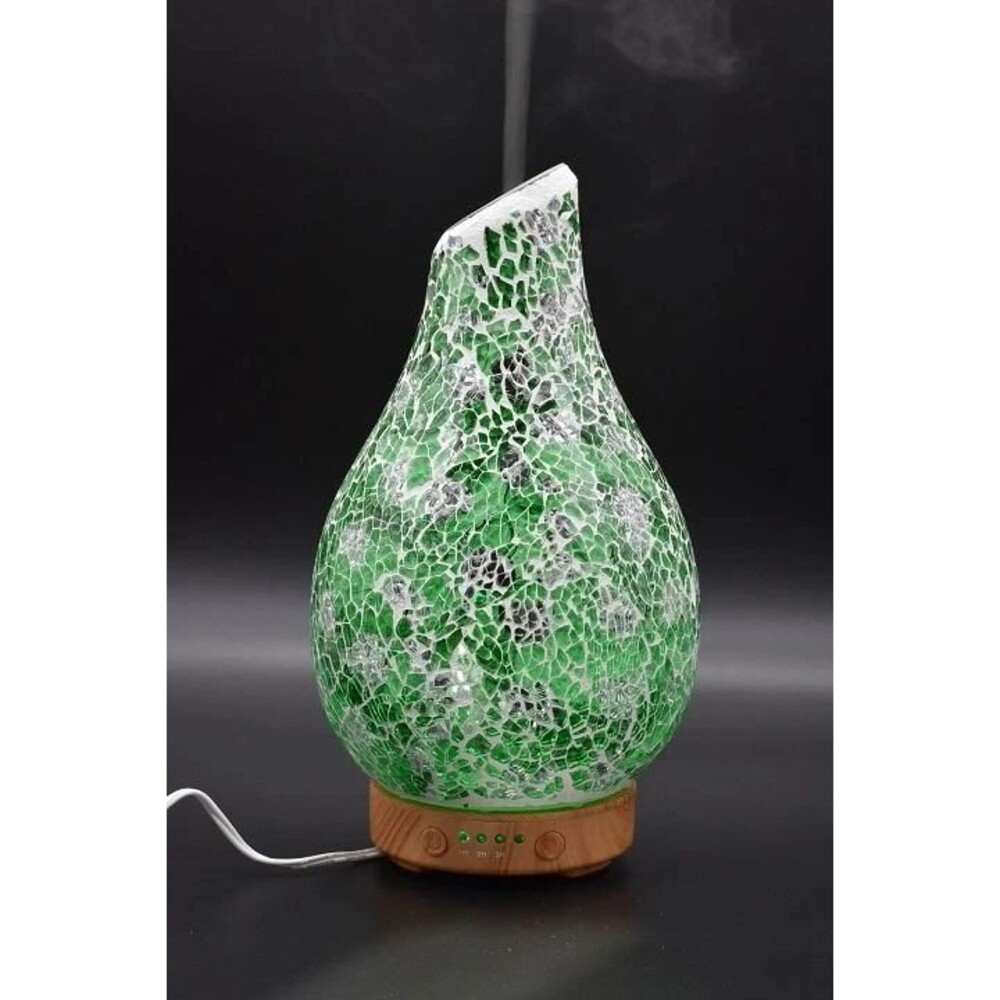 Green Cracked Glass Aroma Diffuser